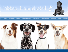 Tablet Screenshot of hundepasser.no